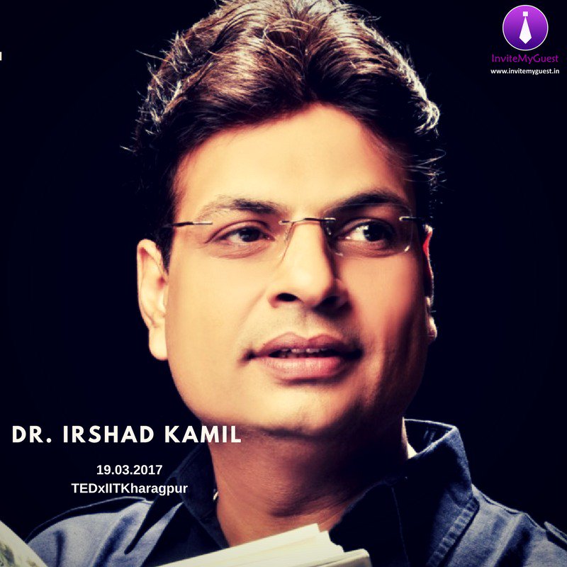 InviteMyGuest_'s tweet photo. Witness @Irshad_Kamil share his wisdom today @ TEDxIITKharagpur.
#irshadkamil #tedx #iitkharagpur #pearlsofwisdom https://t.co/isZ5yKBQ8X