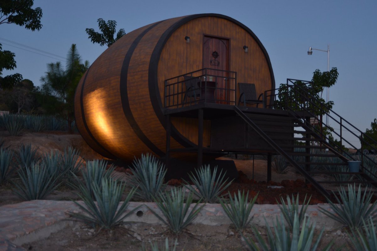worldbartenders's tweet photo. Handcrafting your own tequila bottle is just one of the cool things at @cofradia360 ! Plus this is your room. @JaliscoEsMexico #tequila https://t.co/a7QWxNwtYP