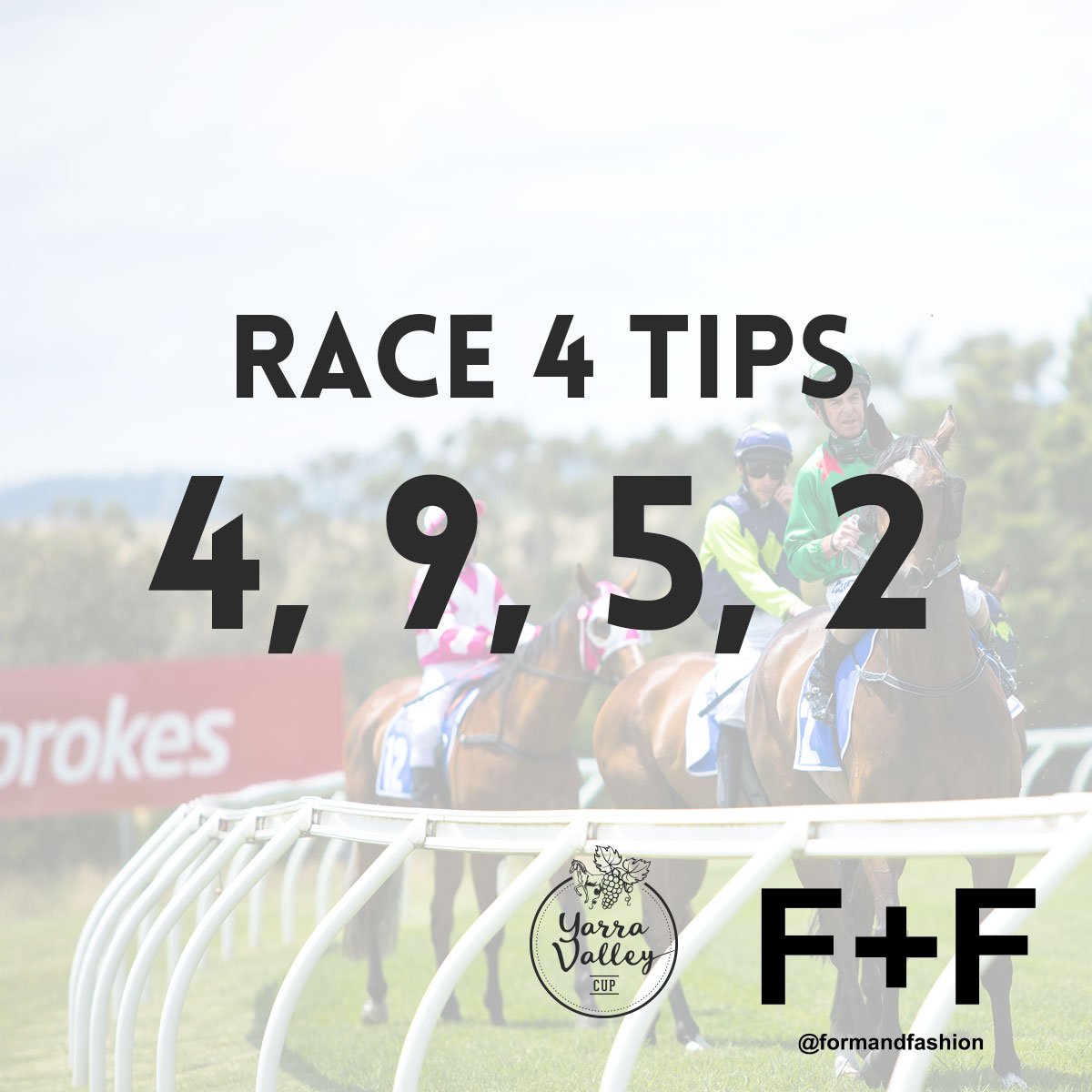 #YVCup Tips for Race 4: 4, 9, 5, 2