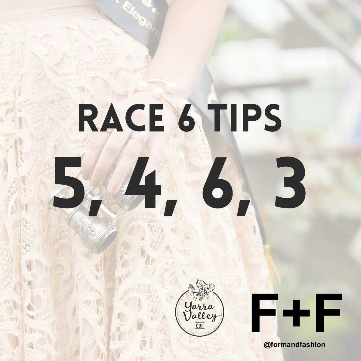 Yarra Valley Racing (@yvracing) on Twitter photo #YVCup Tips for Race 6: 5, 4, 6, 3 #YVCup Tips for Race 6: 5, 4, 6, 3