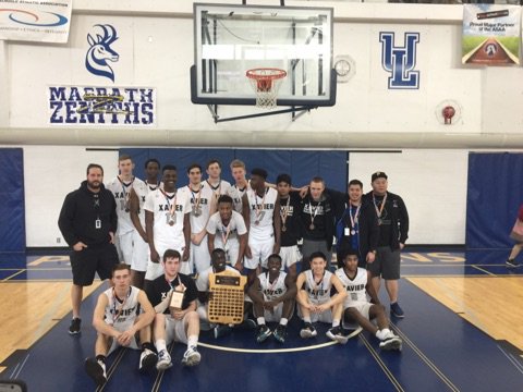 FXAthletics's tweet photo. Congrats to the FX Senior Boys B Ball team who won the @ASAA provincial bronze medals today. #FX https://t.co/Op18xrtppG