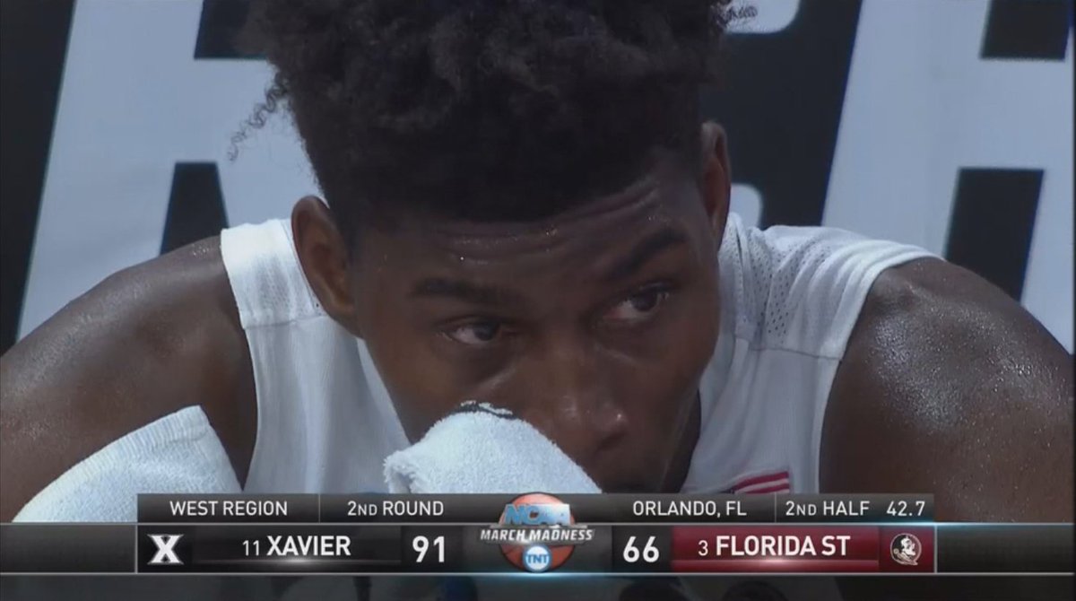3-seed FSU Seminoles upest by 11-seed Xavier in 2nd round of NCAA Tournament, 91-66. bit.ly/2n2azW6 https://t.co/QANLQEMHXJ