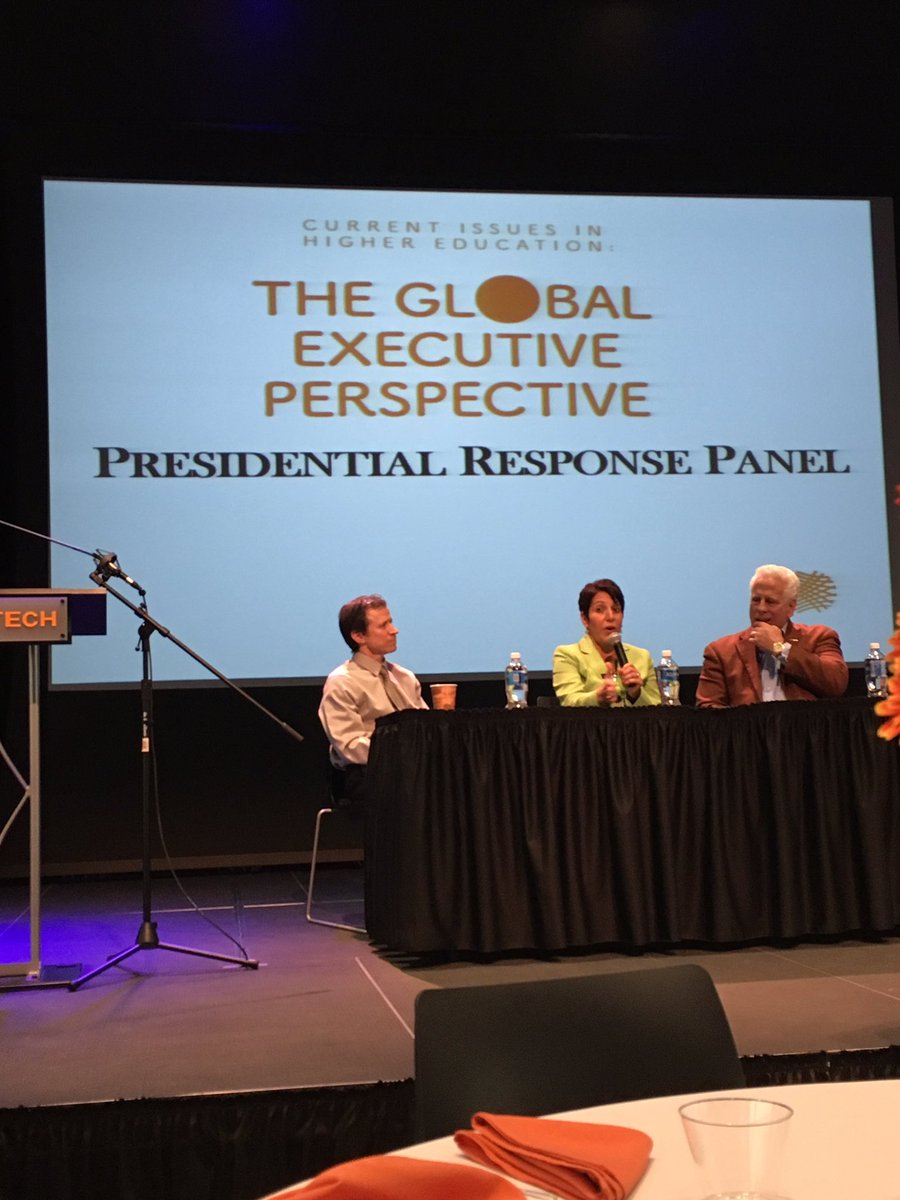 JuliaKayPorter's tweet photo. Great to have the opportunity to hear university presidents today @TimSlottow, My boss, Dr. Schumacher, &amp; Dr. Snyder. #indtechphd https://t.co/oyqnle5llT