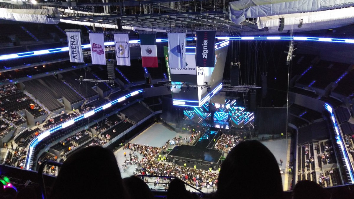 heywonho's tweet photo. #MONSTAXINMEXICO
#WELCOMEMONSTAX
#LATAMLOVEMONSTAX
#KconMexico
Así luce la arena❤ https://t.co/t16221eupX