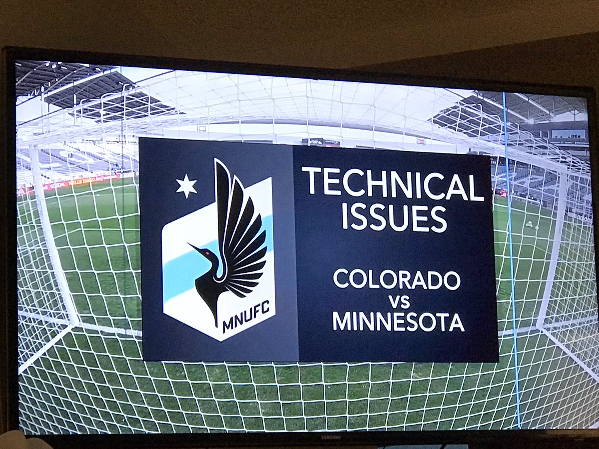Strom_Bomb's tweet photo. @CalWilliamsComm @Kyndrasports @jamiewatson77 @My29tv @MNUFC  The #My29 television coverage is comically terrible. #MNUFC #COLvMIN https://t.co/9iznzI299v