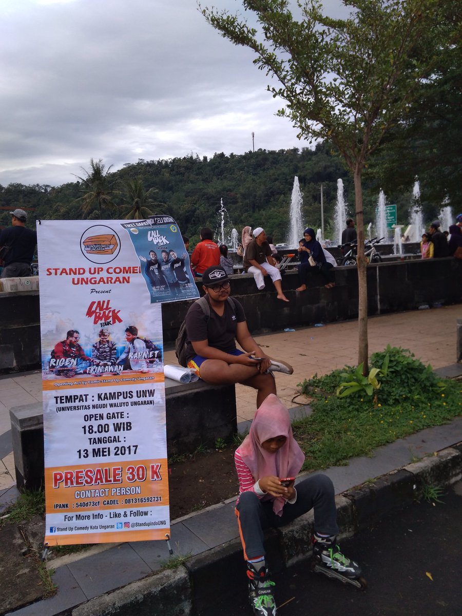 Sini ke asjo.. Olahraga, tongkrong, foto2, sekalian kalo mau tanya2 dan beli presale #CALLBACK Ungaran.