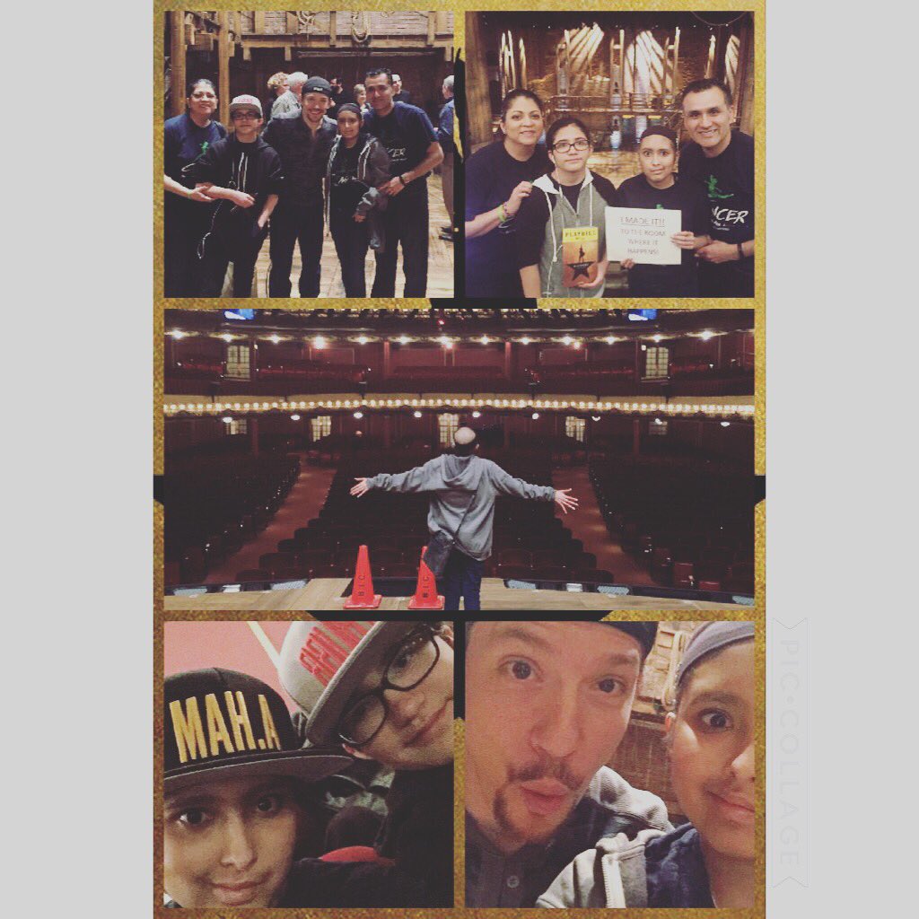 isathedancer00's tweet photo. I finally made it to the room where it happens. Had an awesome time at Hamilton and so happy I got meet @MiggstaC09 😁💚 #wedancewithisa https://t.co/UaFnf5X869