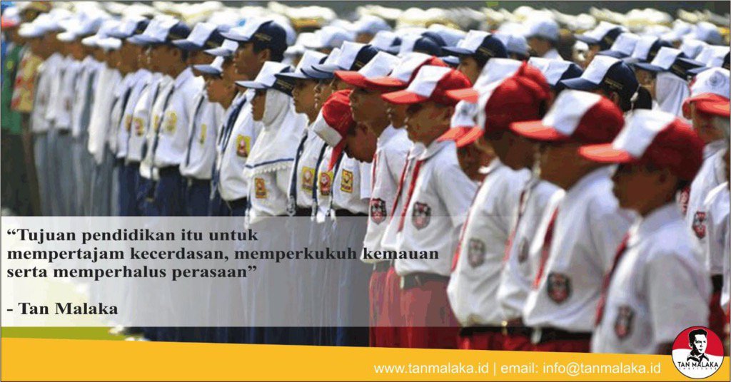 Mas_Wiranu's tweet photo. "Tujuan pendidikan itu untuk mempertajam kecerdasan, memperkukuh kemauan, serta memperhalus perasaan". TM https://t.co/uCNWIS62oE