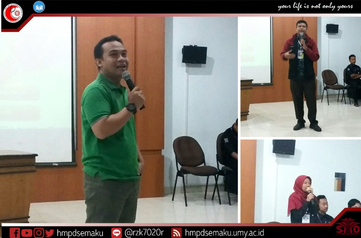 HmpdSemaku's tweet photo. [LIVE REPORT]

Saat ini sedang berlangsung pembukaan dengan beberapa
sambutan

#SMOmenujuIMO
#SEMAKUdihatiku https://t.co/kNiKj5gXnL