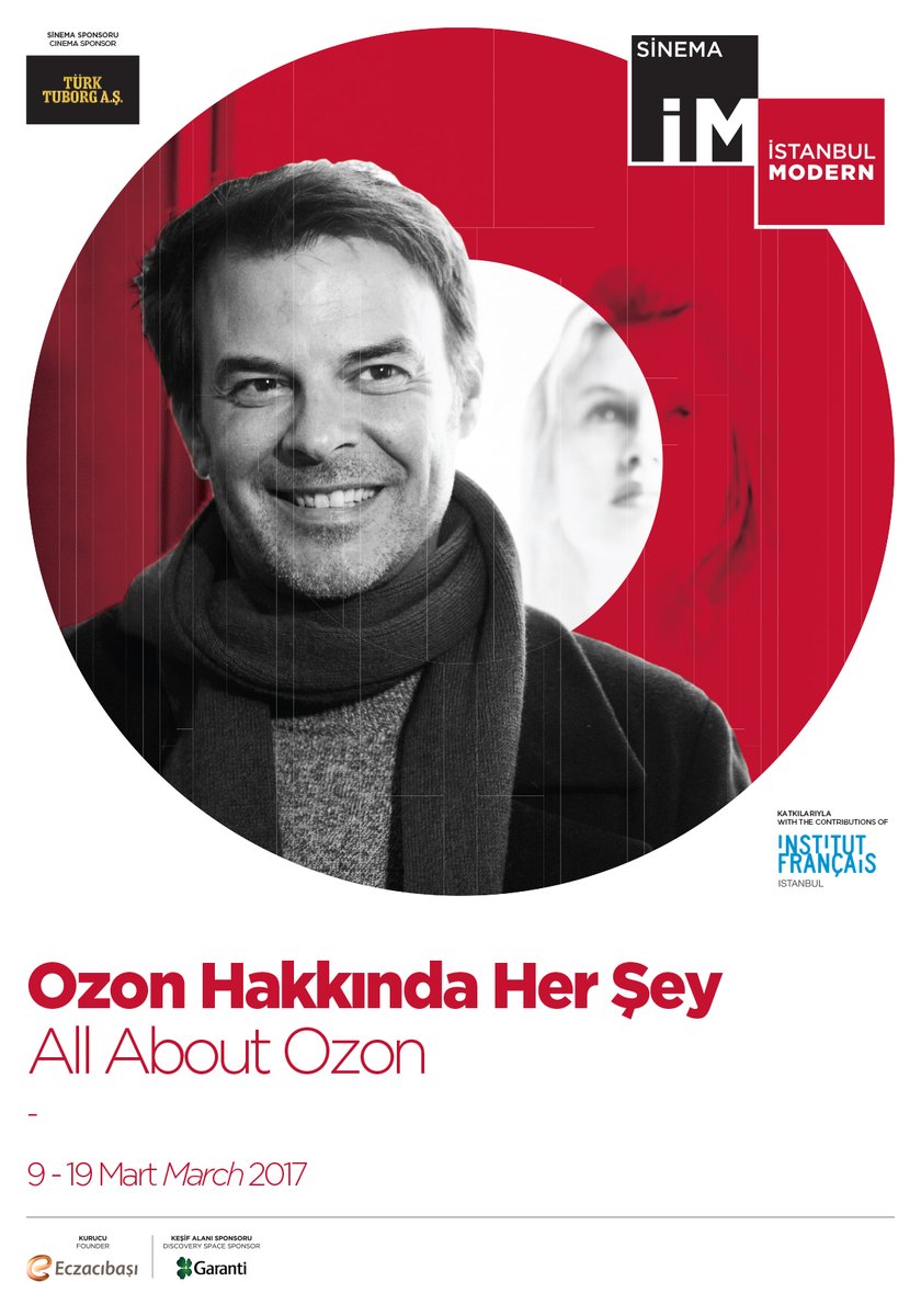 Fransız sinemasının genç ustalarından #FrançoisOzon retrospektifi bugün son kez İstanbul Modern'de. Ayrıntılı bilgi: ifturquie.org/events/all-abo…