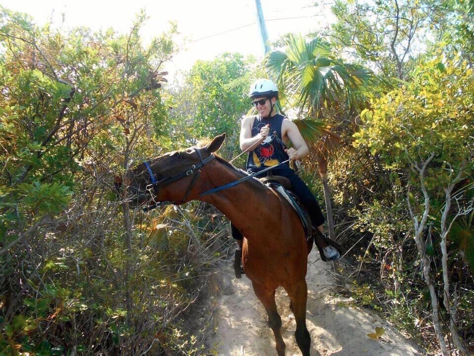 this is a picture of me riding a horse 🐴 and it's dope but can someone put us in outer space 🚀 please