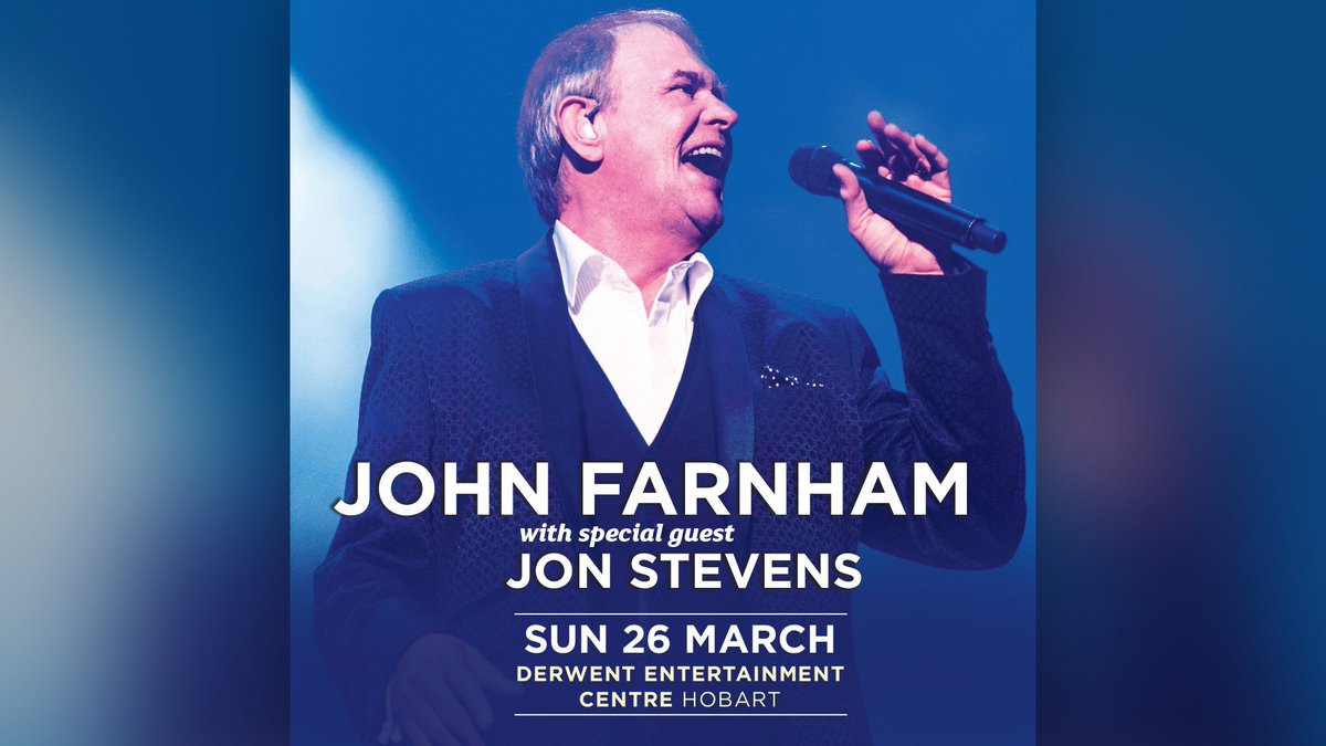 John will be back in Hobart with special guest, @JonStevensMusic, on Sunday 26 March. For tickets and info: bit.ly/JF-Hobart26Mar