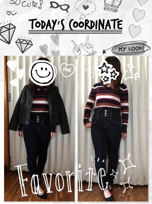 くぅ ﾟダイエット垢 朝の体重53 45kg 夜の仕事だったからか 前日より1kgの減り でも今日明日はお食事会だ 気まぐれコーデ アベイル Ingniかな 腰周りと太もも痩せしたい W デブすぎる ダイエット垢 コーディネート T