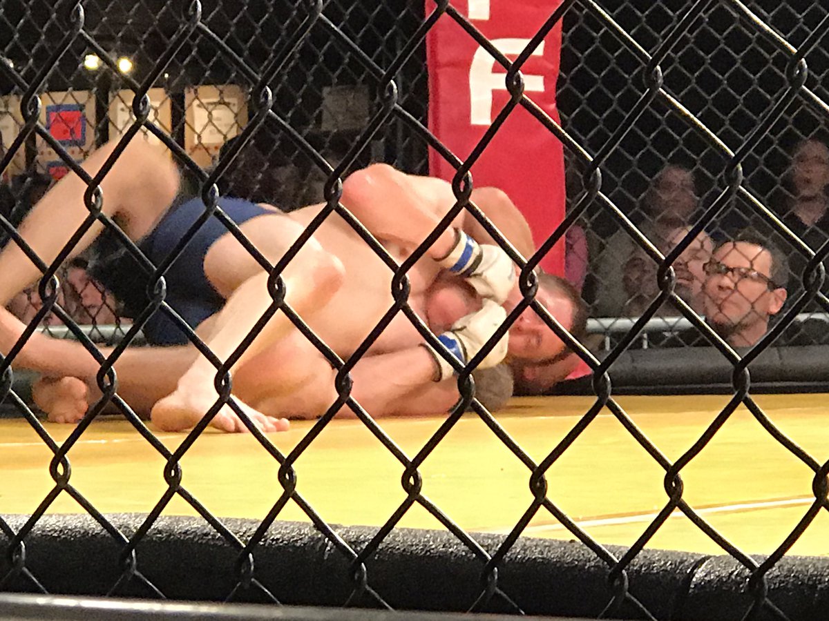 NWCombat's tweet photo. Yan Kuvaldin gets the featherweight title by tapout; 40 seconds into the 4th Round. #Rumble91 https://t.co/LJES9dGYjK