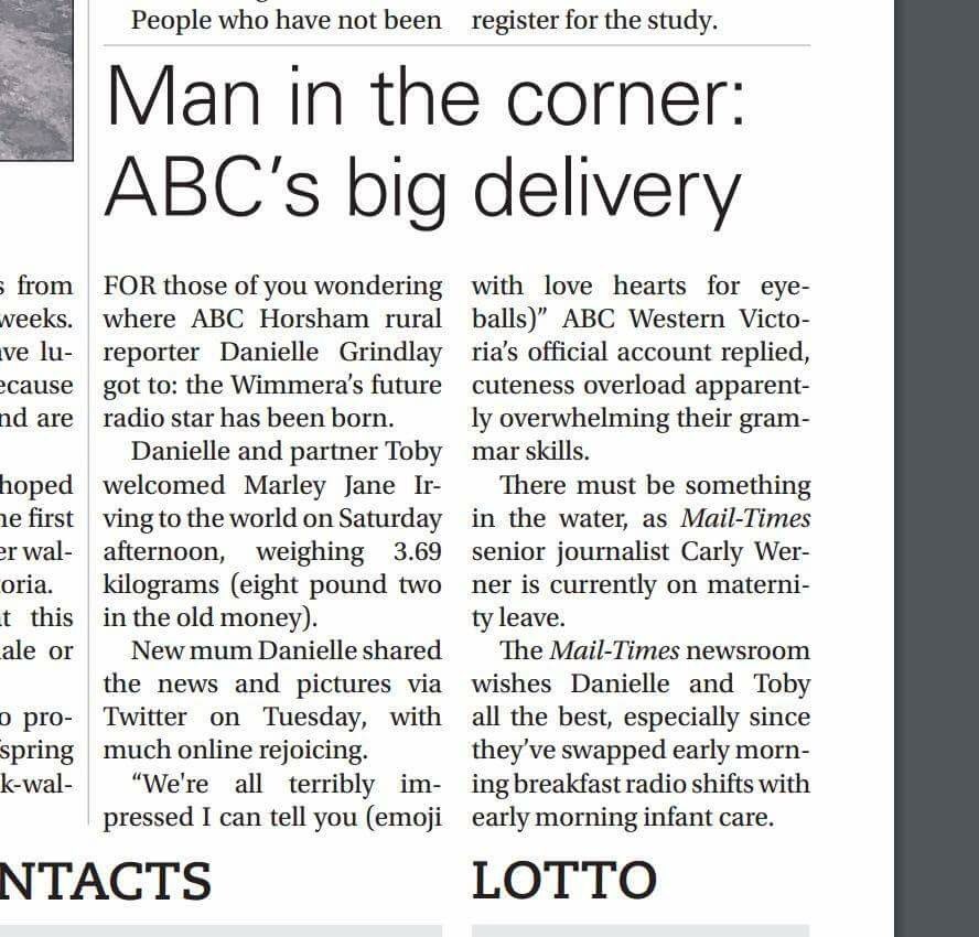 danigrindlay's tweet photo. Naw thanks @Wim_Mail_Times, Marley is very chuffed with this 😛 https://t.co/NpTsXtRohC