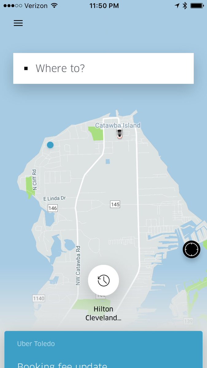 CatawbaIsLife's tweet photo. @Uber now on CI? #progress https://t.co/s1p9Oo0VVP
