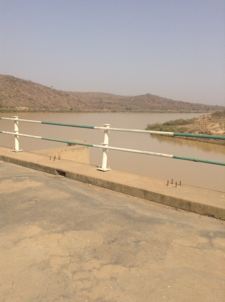 FMWNIG's tweet photo. HM @tundefashola inspects Ministry of water resources at the dam of Gombe state #FasholaNETour https://t.co/EUTlZ8oSj5