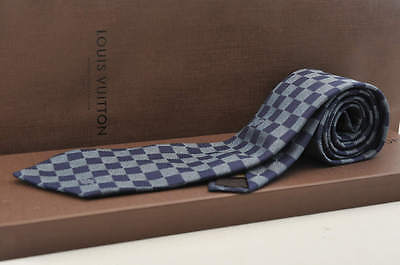 Authentic Louis Vuitton Blue Tie