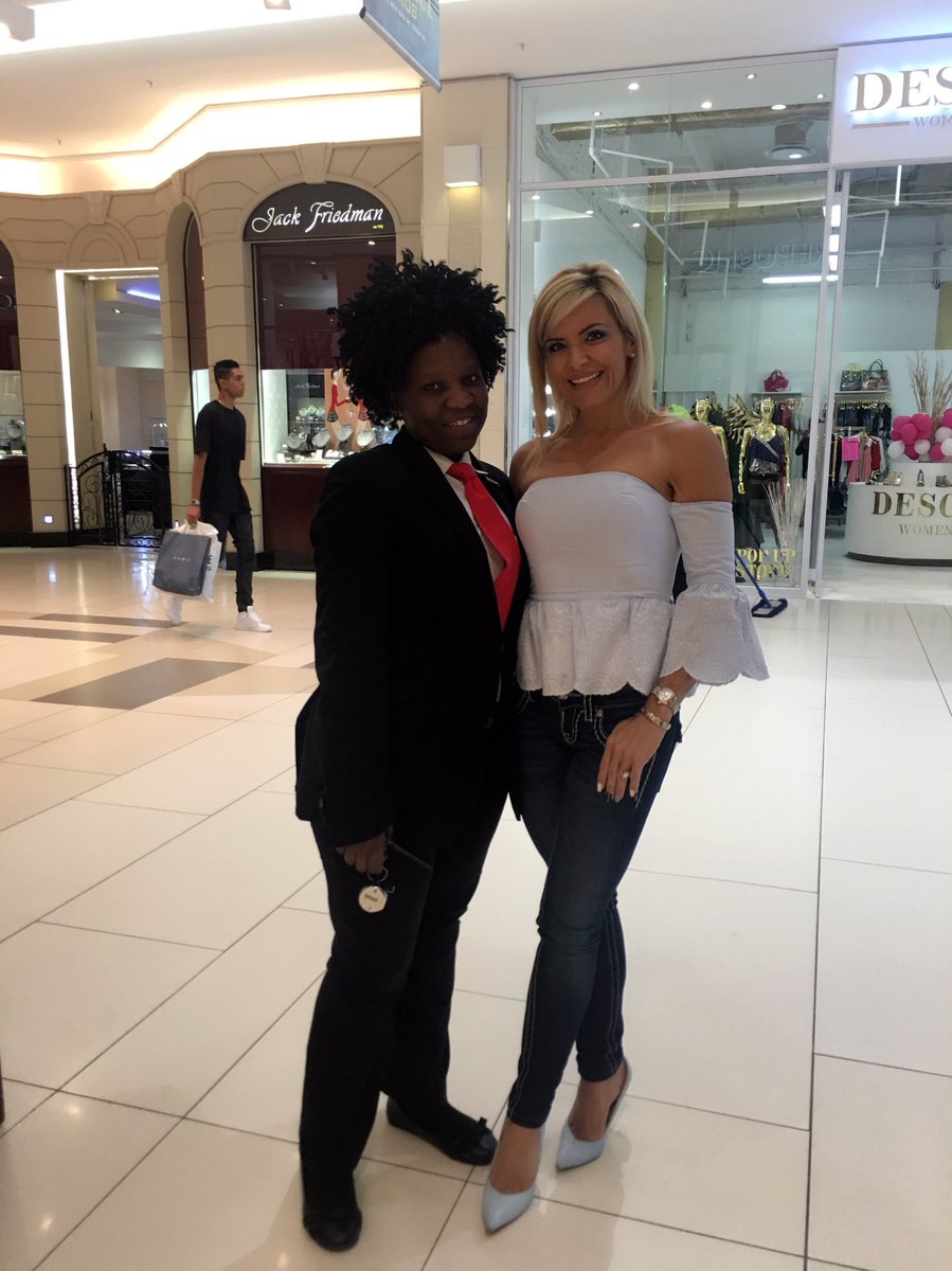 Love Sandisile always greeting me when I walk into <a href="/Stuttafords_za/">Stuttafords</a> <a href="/SandtonCity/">Sandton City</a> City .Sweetest lady I've known a long time. #Brave2BU