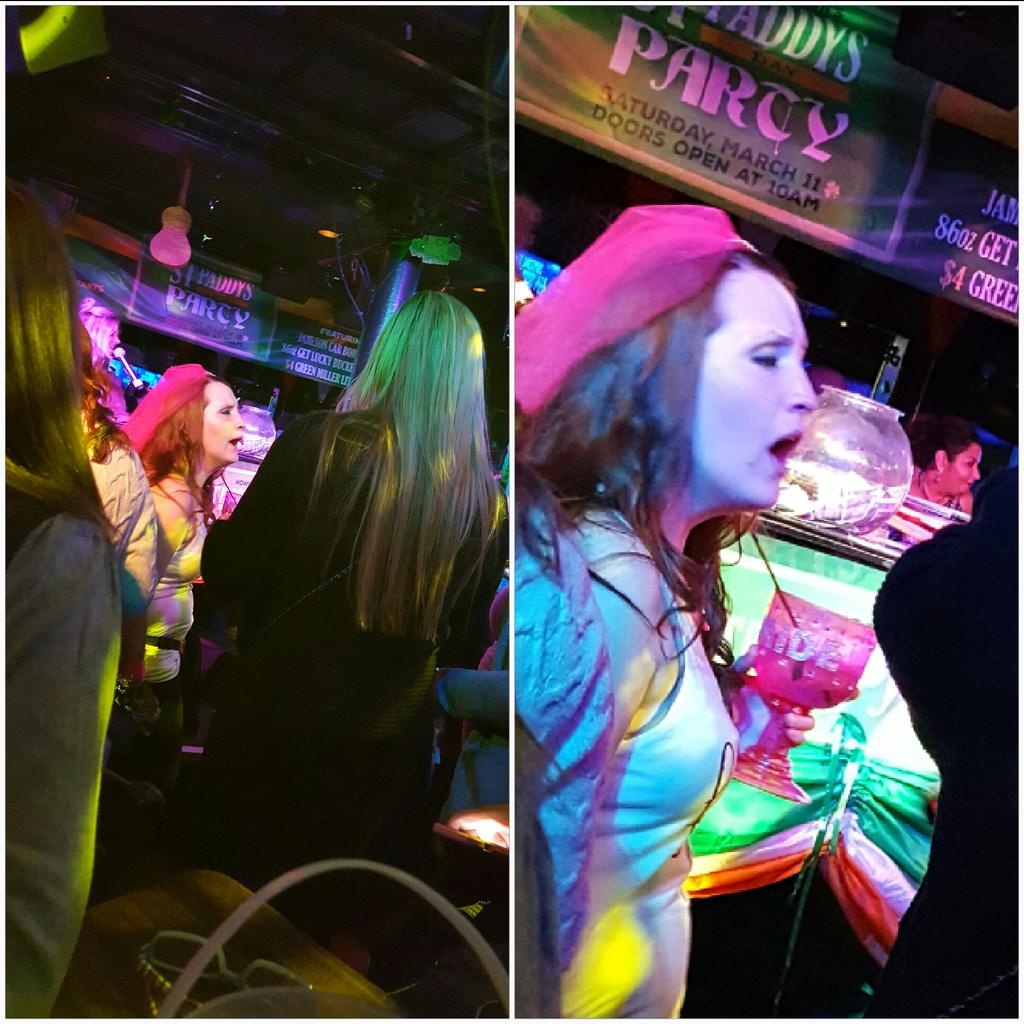 LiquorishTree's tweet photo. Donna from Doctor Who is at this club. #onlysortof #youknow #loveit https://t.co/i3VW1MuERa