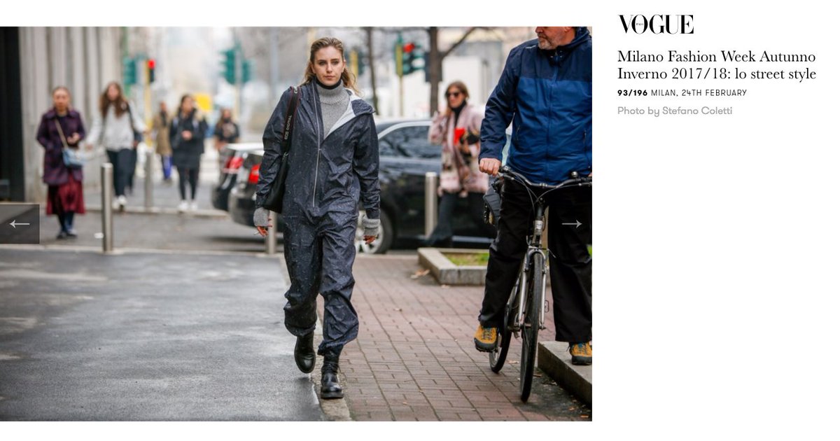 raynsie_'s tweet photo. RAYNSIE hits the streets of Milan Fashion Week and @vogueitalia is there watching! #mfw #streetstyle https://t.co/0aSDfE8PbD
