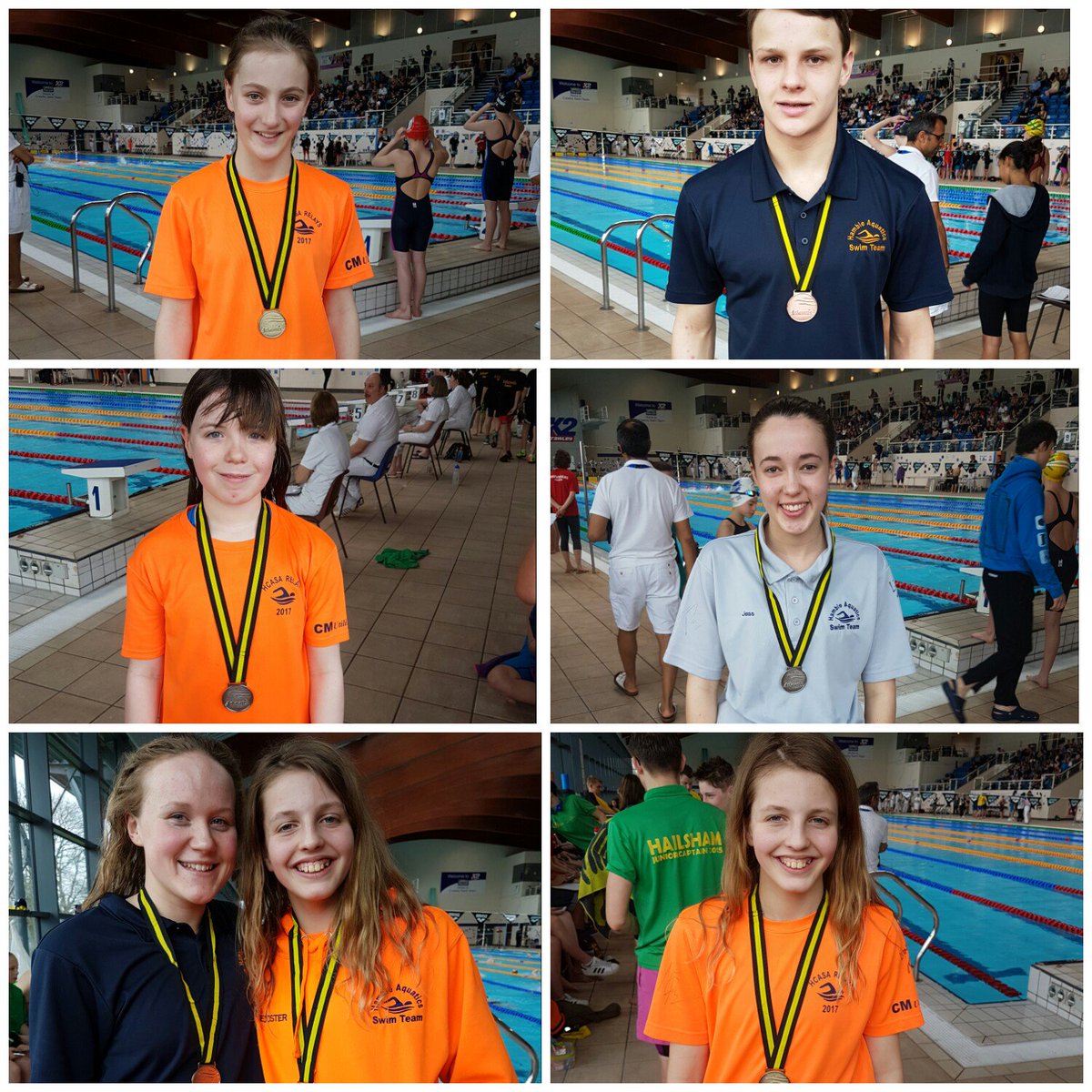 HambleAquatics1's tweet photo. Session 2 Medal Tally
🏅🏅 Gold
🎖🎖🎖 Silver 
🎖🎖Bronze 
#TrainTransformTriumph @Swimzi https://t.co/atJd37gJCK