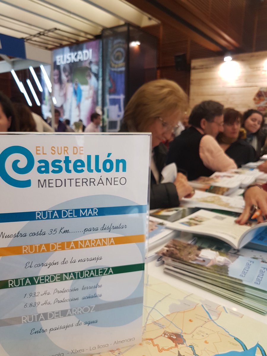 Gran afluencia 😀 #Sevatur #Donostia ruta de la naranja. Destino mas proximo #mediterraneo <a href="/platges_moncofa/">Platges de Moncofa</a> #SurDeCastellon <a href="/KursaalDonostia/">Kursaal</a>