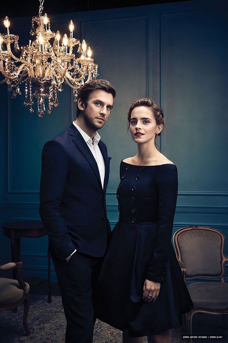 #DanStevens และ #EmmaWatson จากนิตยสาร The Hollywood Reporter ครับ