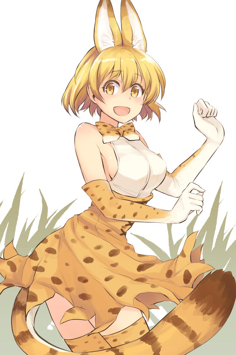 落書きしました。けものフレンズのサーバルちゃん!! 