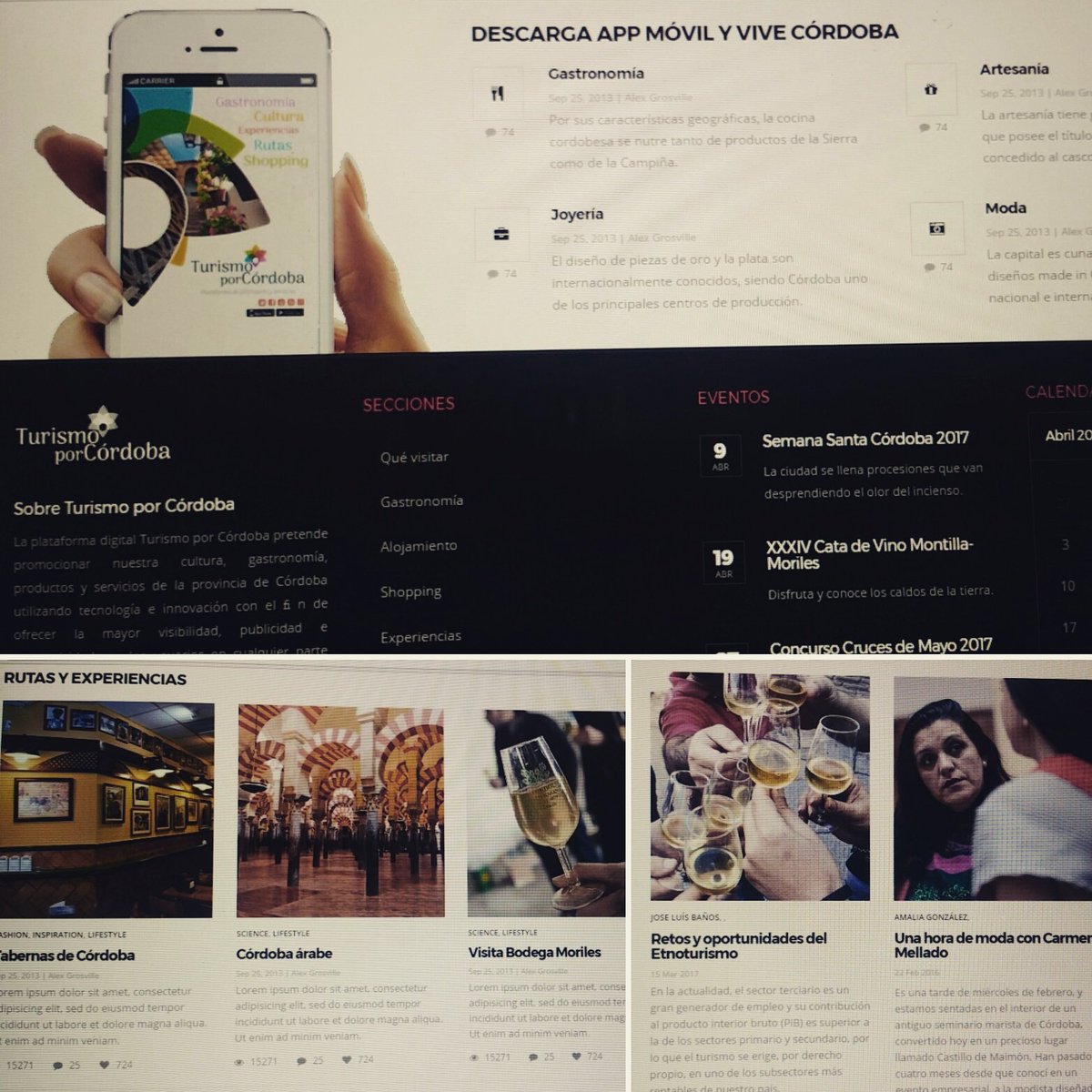 Mañanita de trabajo con <a href="/turismoxcordoba/">Turismo por Córdoba</a> #promoción #turismo #CordobaESP #Web #App #RRSS #Experiencias #información #notificaciones