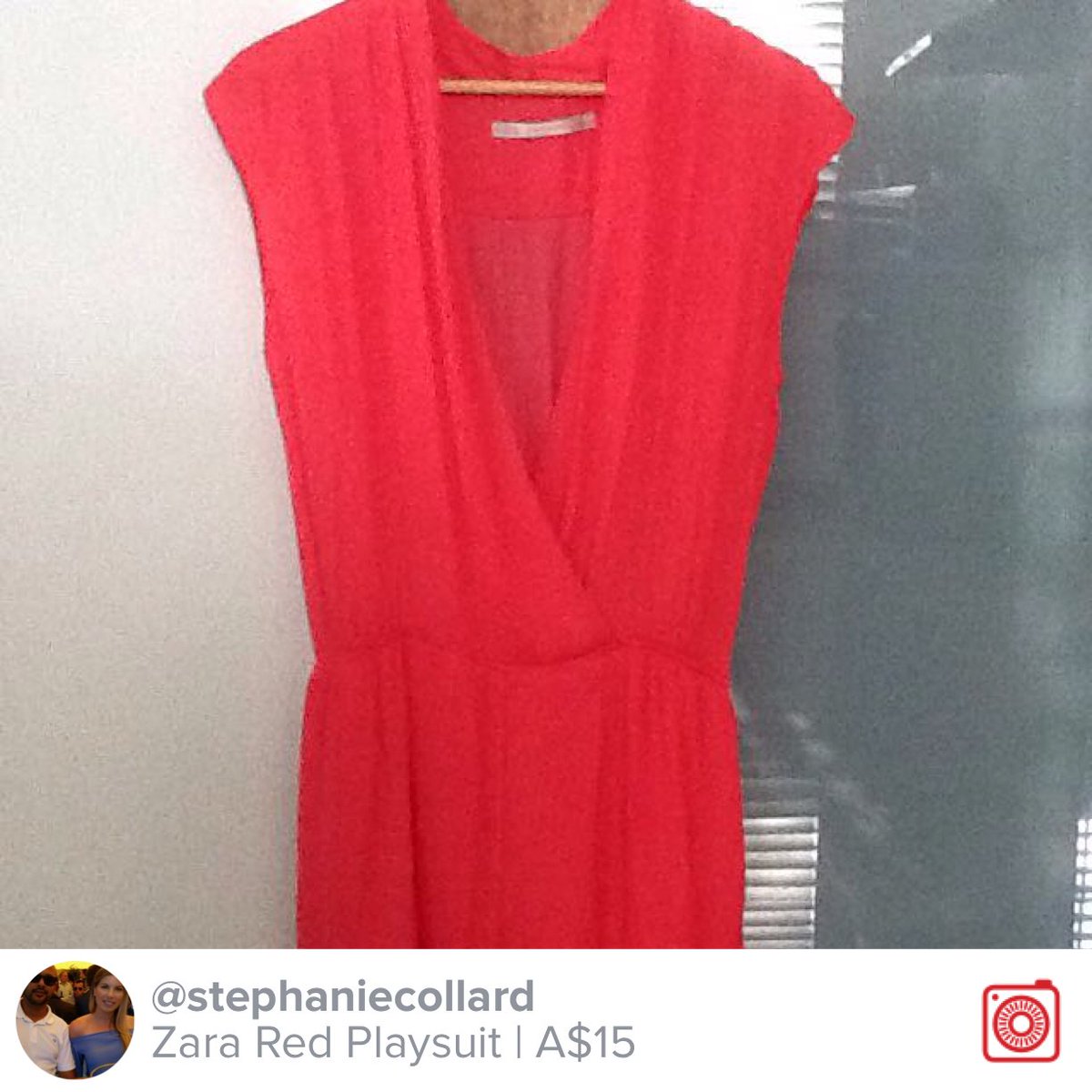 BeautySoiree's tweet photo. Selling Zara Red Playsuit A$15 https://t.co/8th4cVTDR0 #carousell @thecarousell https://t.co/7gGWK83Xp7