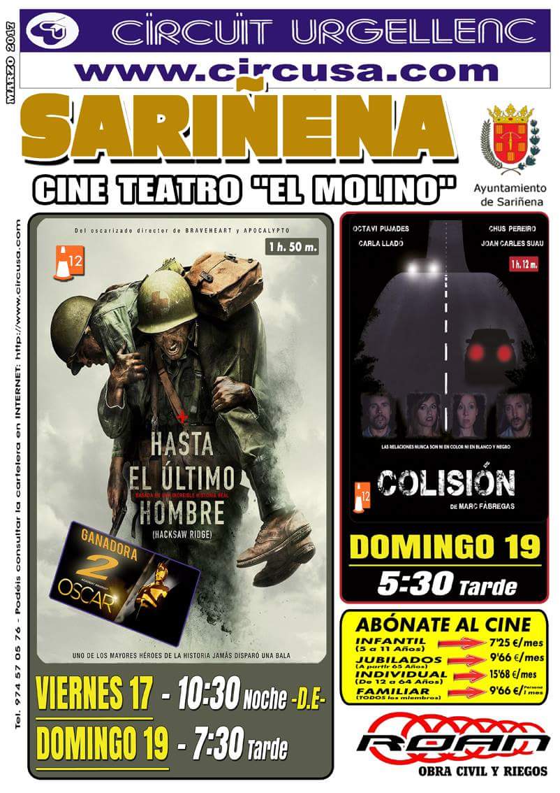 colisionlapeli's tweet photo. Hoy a las 17.30h, COLISIÓN, en SARIÑENA, Huesca.@marcfabregas_ @octavipujades @chus_pereiro @jcsuau @CarlaLlado @kristu @emma_caballero_ https://t.co/5i35Gw2Dyd