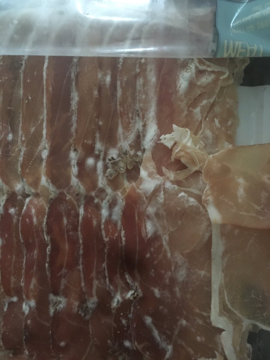 ZBeardsall's tweet photo. @Tesco  mouldy prosciutto straight out the pack the guests loved it 😑😡 https://t.co/Xv9kLbZCof