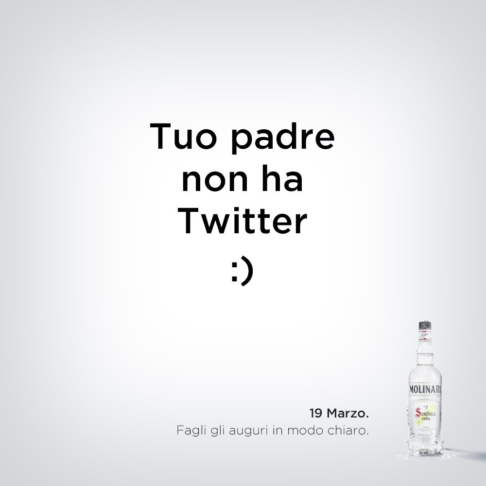 Se ci sbagliamo, dimostratecelo taggandolo.
#festadelpapà #piuchiarodicosi