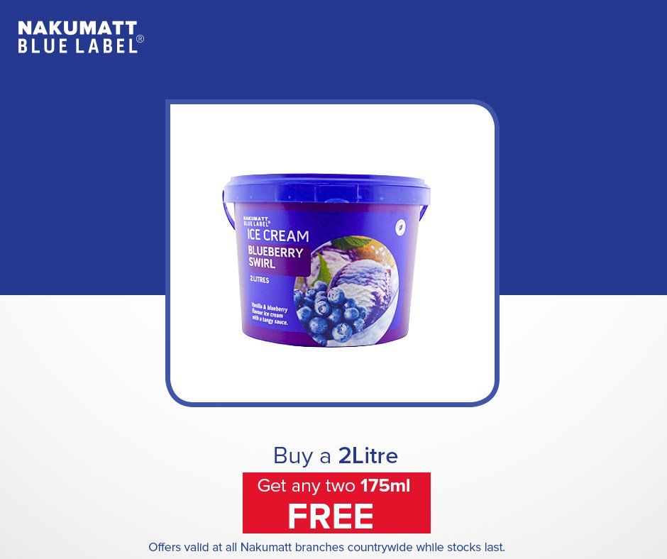 Nakumatt's tweet image. Get cozy on the couch with your #NakumattBlueLabel Blueberry swirl this weekend. Available at all Nakumatt outlets.