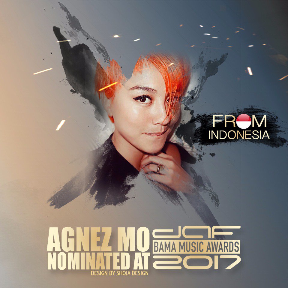 dafentcom's tweet photo. Indonesia's @agnezmo has been nominated for daf BAMA MUSIC AWARDS 2017
For Vote, Post #DafBama2017_AgnezMo on Facebook,Twitter and Instagram https://t.co/5K1PsP7G4u