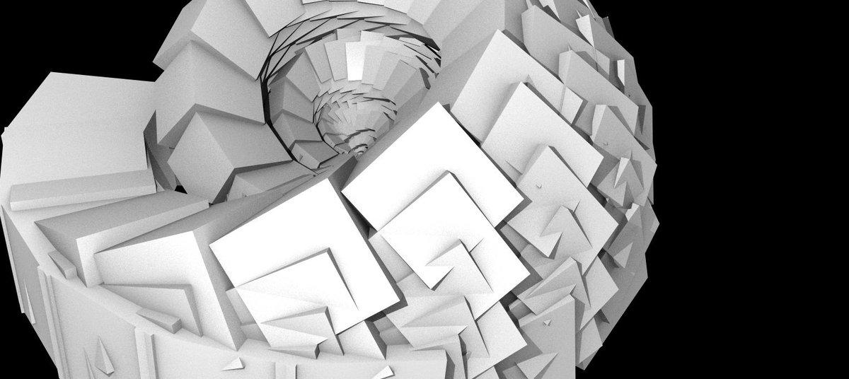 makersmuse's tweet photo. Falling off the deep end... #StructuredChaos #3DPrinting #ohgodcode https://t.co/tdW33XwC6L