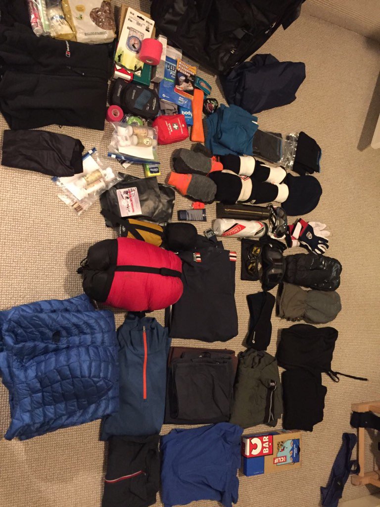 Billy_Gammon's tweet photo. Packed and ready for the off. Norway here we come... #HeroesOfTelemark https://t.co/0oYos2k7To