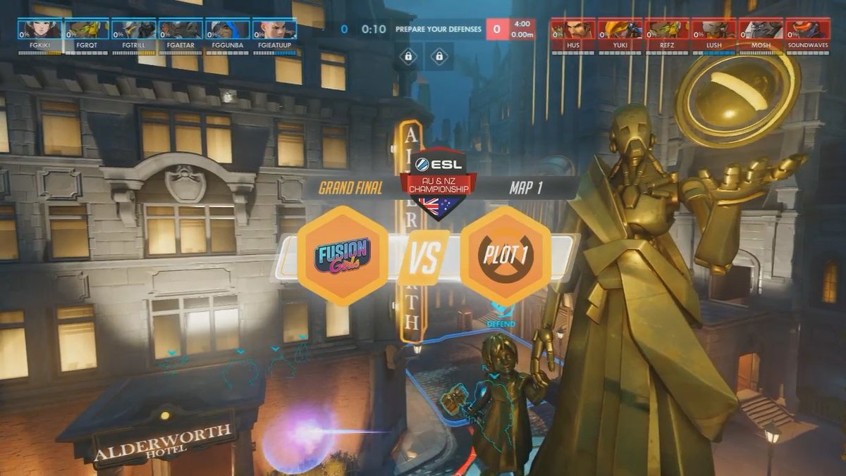 ESLAustralia's tweet photo. Grand Final! @FusionGirlsOW have been unstoppable, but can Plot 1 overthrow them in the final match of the day? https://t.co/yGTmQTF7HH https://t.co/VLU0mVW5Bb