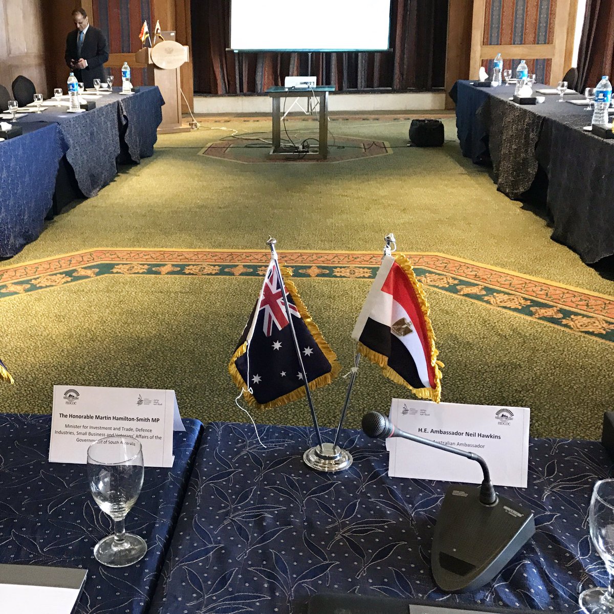 HoussamAbiad's tweet photo. Plenty of opportunities for Australian companies in #Egypt @SouthAus_LDN #agri #meat #water #samex https://t.co/9FbpopPZpk