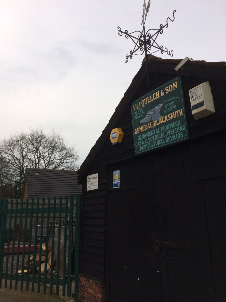 V&amp;J Quelch blacksmith was founded by Vic Quelch in 1968 #laindon #blacksmith #local #trade