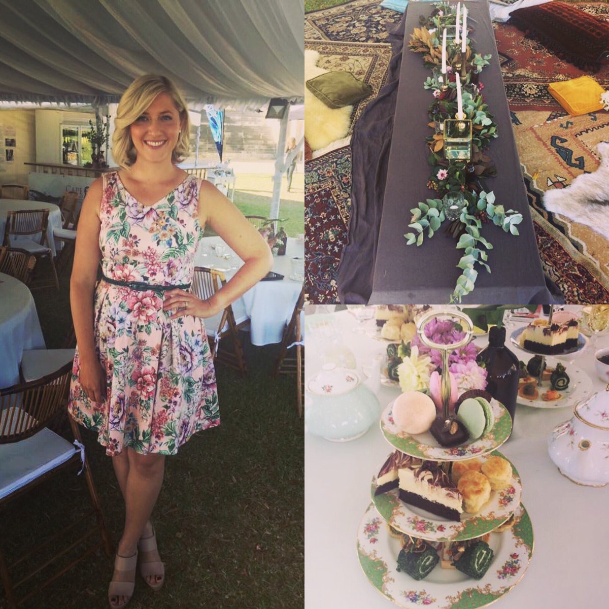 SevenPerth's tweet photo. @SyanDougherty from @TodayTonightWA had a great time hosting the High Tea Under The Fig Tree at the #7perth #crabfest today. https://t.co/JUcrkfObhT