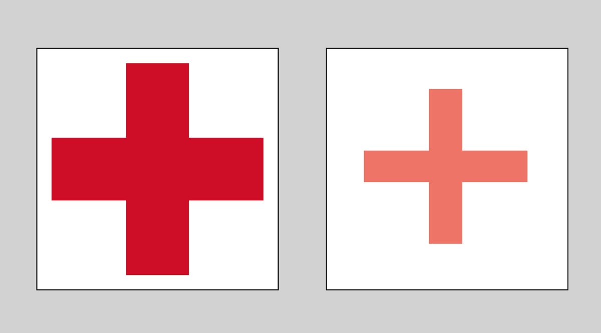 Yoshi 田舎で赤十字マークを使ってた某動物病院 赤十字マークの件で日赤にツッコミ入れられて改善したけど 今度はオレンジ色の十字マークで 再度日赤にツッコミを入れられたというwww ご説明の通り オレンジ色も含む赤色系の十字マークがアウト