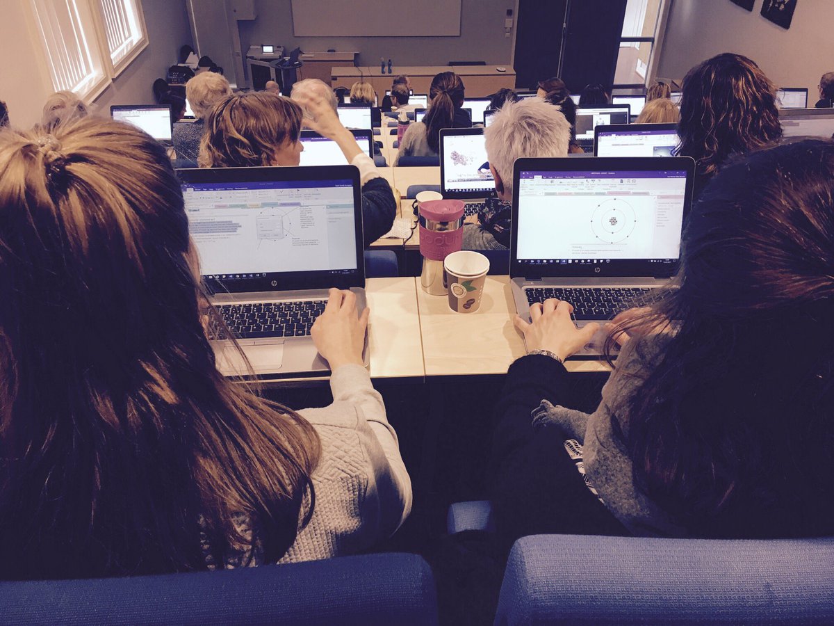 Nord-Trøndelag samlet denne uken 115 realfagslærere fra videregående for en kickstart i god bruk av #ClassNotebook! #O365 #OneNote #læreRikt