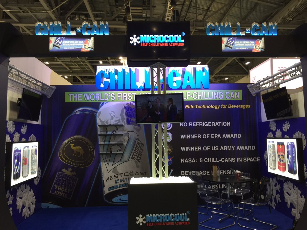 @IFEexhibition , we've got the greatest #innovation of all here at booth #N2006. The World's First &amp; Only Self-Chilling Can! #ChillCan