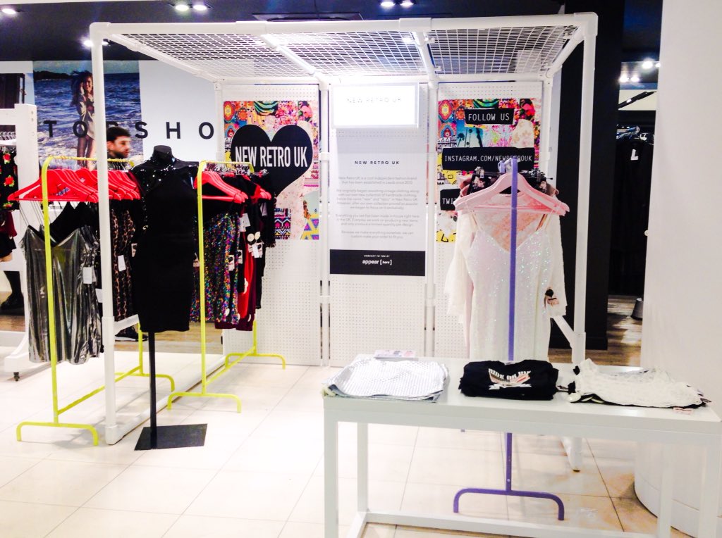 newretrouk's tweet photo. We are now available in #Topshop in Liverpool for the next 2weeks. #topshopliverpool #Liverpool https://t.co/ogshSV5Cxs