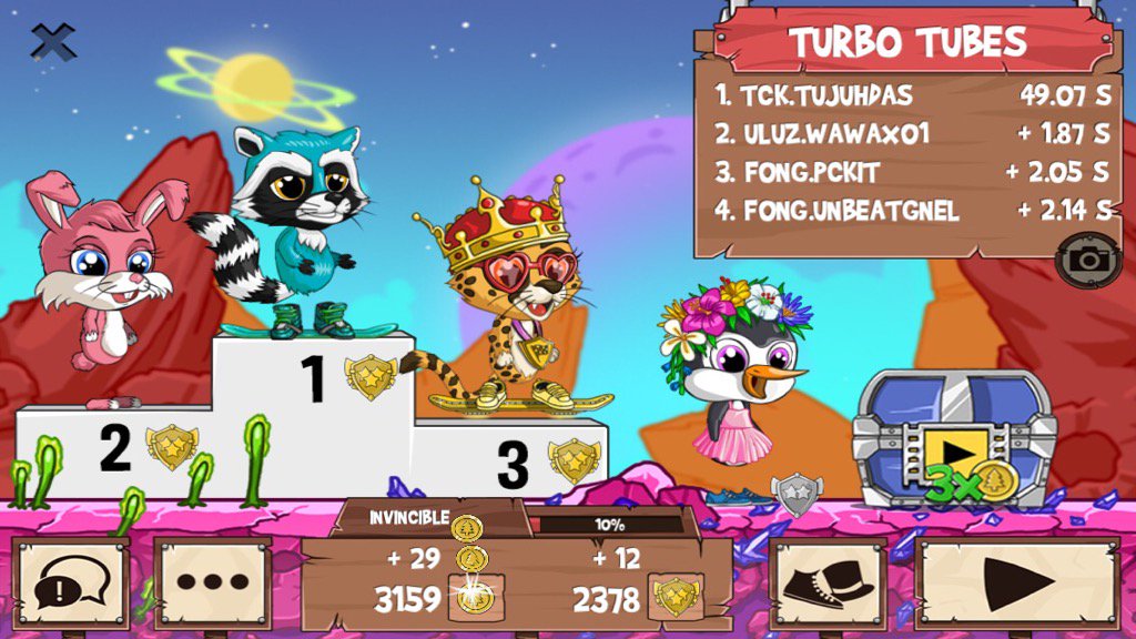 TujuhDas's tweet image. Get on my level, son! #funrun2 #Wawax01 #PCKIT #Unbeatgnel