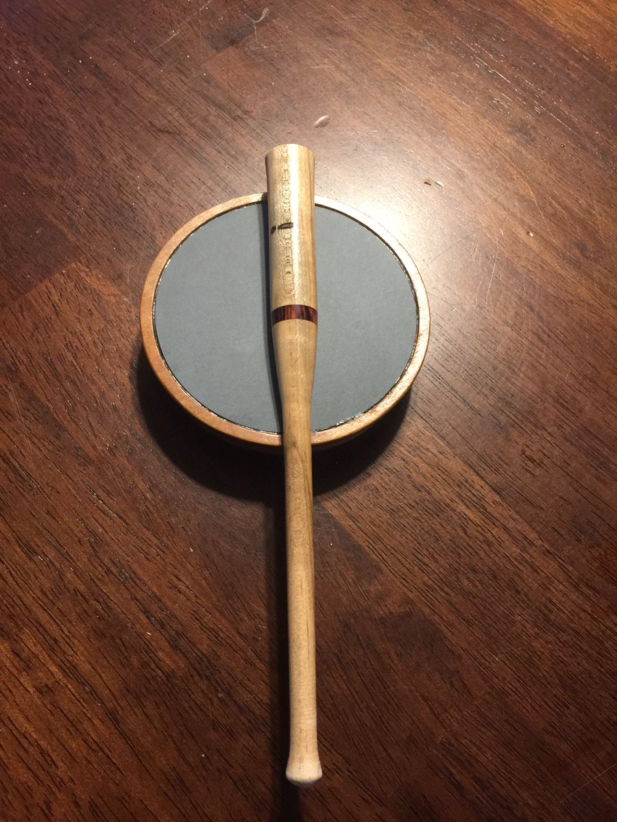 Ducksmackers's tweet image. New stricter spalted maple with coco inlay