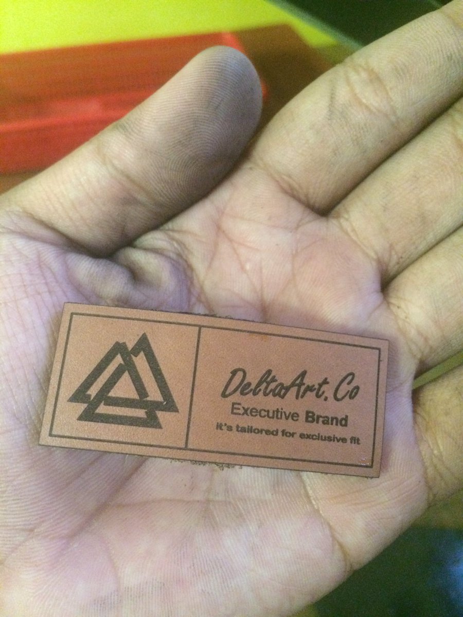 12pcs min order (@joeleatherpatch) on Twitter photo Label kulit harga mulai 60rb/lusin Label kulit harga mulai 60rb/lusin