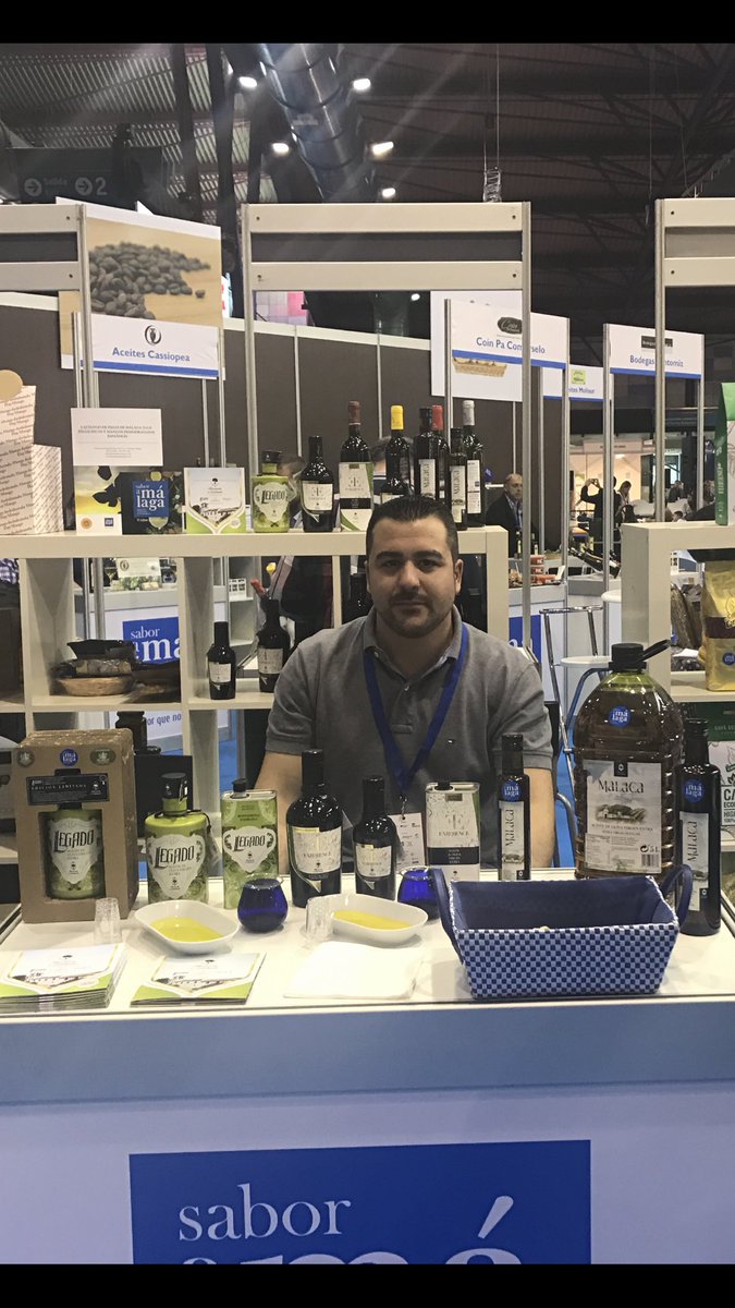 FincaColchado's tweet photo. #aove #evoo #hostelería #turismo #vigenextra inaugurado @SalonHyT estamos en zona @SaboraMalaga mañana cata de aoves de 11 a 12, ¡visítanos! https://t.co/fYlYkIdr3N